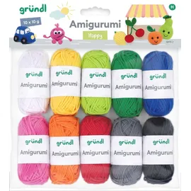Gründl Häkelgarn Amigurumi Bunt 10 g 10 St.