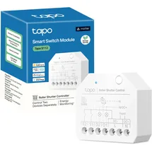 Tapo S112 | 2-Kanal WLAN und Bluetooth Smart Relaisschalter 6A | Rolladen- Lichtsteuerung mit Stromverbrauchsmessung | Matter-kompatibel | Fernsteuerung per App | Kein Hub erforderlich