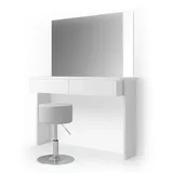Vicco Schminktisch Azur Weiß 120 cm mit Hocker