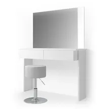 Vicco Schminktisch Azur Weiß 120 cm mit Hocker