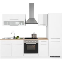Held MÖBEL Küchenzeile »Eton«, mit E-Geräten, Breite 270 cm weiß