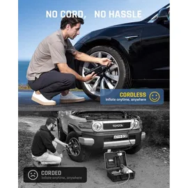 fanttik X8 Apex tragbarer Kompressor-Set 10 bar