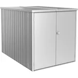 Biohort MiniGarage Fahrradgarage Größe L silber