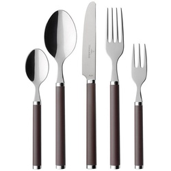 Villeroy & Boch Besteck-Set Play! Chocolate Brown Tafelbesteck 30-teilig braun