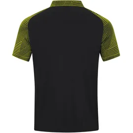 Jako Performance Poloshirt Damen schwarz/soft yellow 34