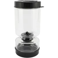 Einmachgläser Aus Glas – Küchenbehälter Mit Nass-/trockentrennung, Einmachglas, Schwarz