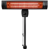 EMERIO Infrarot Terrassenheistrahler 2000 W, schwarz