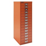 MultiDrawerTM L3915 orange 15 Schubladen 27 8 38 0 85 7 cm