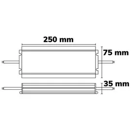 ISOLED LED Trafo 24V DC 400W kompakt IP67 SELV