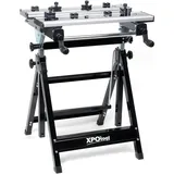 XPOtool, Werkbank + Arbeitsbock, Mobile Werkbank (59 cm, 60 cm)