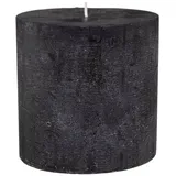 Atmosphera Rustikale Kerze 663 g schwarz