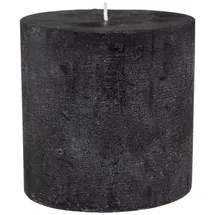 Atmosphera Rustikale Kerze 663 g schwarz