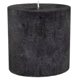 Atmosphera Rustikale Kerze 663 g schwarz