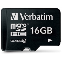 Verbatim microSDHC 16GB Class 10