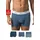SNOCKS Boxershorts mit Streifen | Blaue Streifen | M