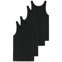 SCHIESSER Unterhemd 95/5 Organic Cotton in Schwarz | Gr.: XL