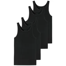 SCHIESSER Unterhemd 95/5 Organic Cotton in Schwarz | Gr.: XL