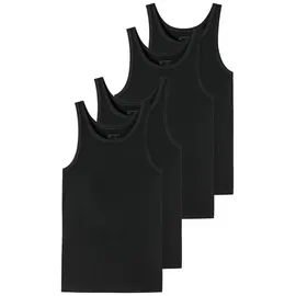 SCHIESSER Unterhemd 95/5 Organic Cotton in Schwarz | Gr.: XL