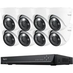 Reolink RLN16-410 – Zentralspeicher für Sicherheitskameras Recorder + 8 x RLC-1224A