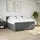 vidaXL Boxspringbett 180 x 200 cm Dunkelgrau