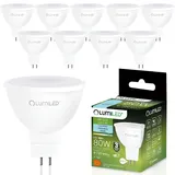 Lumiled 10x Led-lampe Gu5.3 Strahler MR16 8W = 80W 720lm 6500K Kaltweiß LUMILED