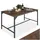 Tectake Belfast 120 x 75 x 75 cm dunkelbraun