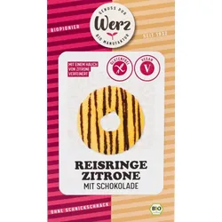 Werz Reis Ringe Zitrone mit Schokolade bio
