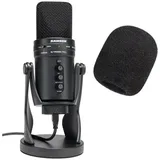 Samson G-Track Pro USB-Mikrofon mit WS02 Schaumstoff-Windschutz