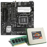 Mainboard Bundle | AMD Ryzen 9 7900 12x3700 MHz, ASUS Prime B650M-A WiFi, 16 GB DDR4-RAM, 2X M.2 Port, 4X SATA 6Gb/s, USB 3.2 Gen2 | Tuning Kit | CSL PC Aufrüstkit
