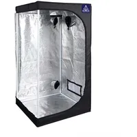 Treez Tools Grow Zelt Schwarz | Hochwertiges Indoor-Pflanzenanzuchtzelt für optimales Wachstum | Indoor Garden | Pflanzenzelt | Grow Tent | Growbox | Gewächshaus (Large (120 x 120 x 200 cm))