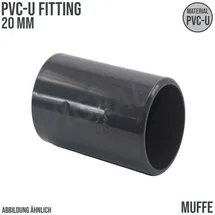 Plimat Mega Muffe Pvc-u 20 mm Klebemuffe 16 bar