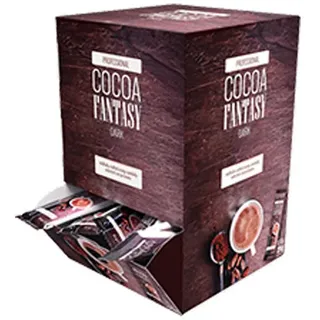 JACOBS Kakao, Jacobs Cocoa Fantasy Dark Sticks Kakaobohnen Trinkschokolade 100x24g