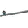 INDEKO Gardinenstange INDEKO "Consul", silber (chrom, glanz), L:130cm Ø:20mm, Aluminium, Gardinenstangen, Innenlauf Komplett-Set inkl. Gleitern und Montagematerial