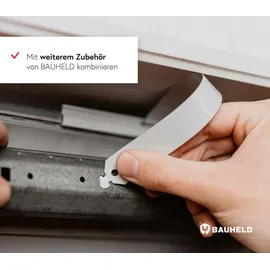 BAUHELD Rolladenstopper 40mm Offen 8 Stück Hellgrau