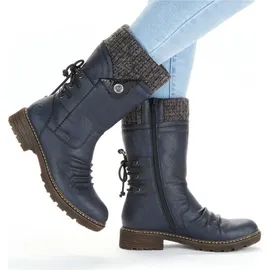 Rieker Stiefeletten Z4750-15 Dunkelblau4060596772251