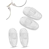 SPORTS WORLD VISION Brillen-Nasenpads | Hochwertige weiche A-förmige Nasenpads aus Silikon für Brillen | 13mm Push-in Brillenkissen im 2er-Pack
