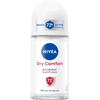 NIVEA Dry Comfort Deodorant Roll-On 2 x 50 ml