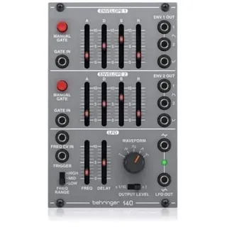 Behringer 140 DUAL ENVELOPE/LFO Legendäres analoges Dual Envelope/LFO Modul für Eurorack