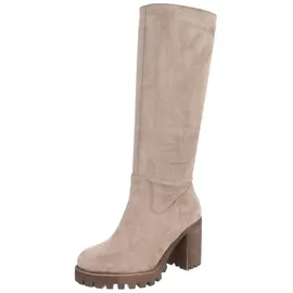 Ital-Design High-Heel-Stiefel Damen Hellbraun 37