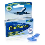 EarPlanes Erwachsene – Ohrstöpsel zum Druckausgleich im Flugzeug, hilft Druck und Ohrenschmerzen beim fliegen zu vermeiden, 2 Stück