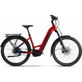 Haibike Trekking 9 Low 2025 27,5 Zoll RH 38 cm dynamite red/blue
