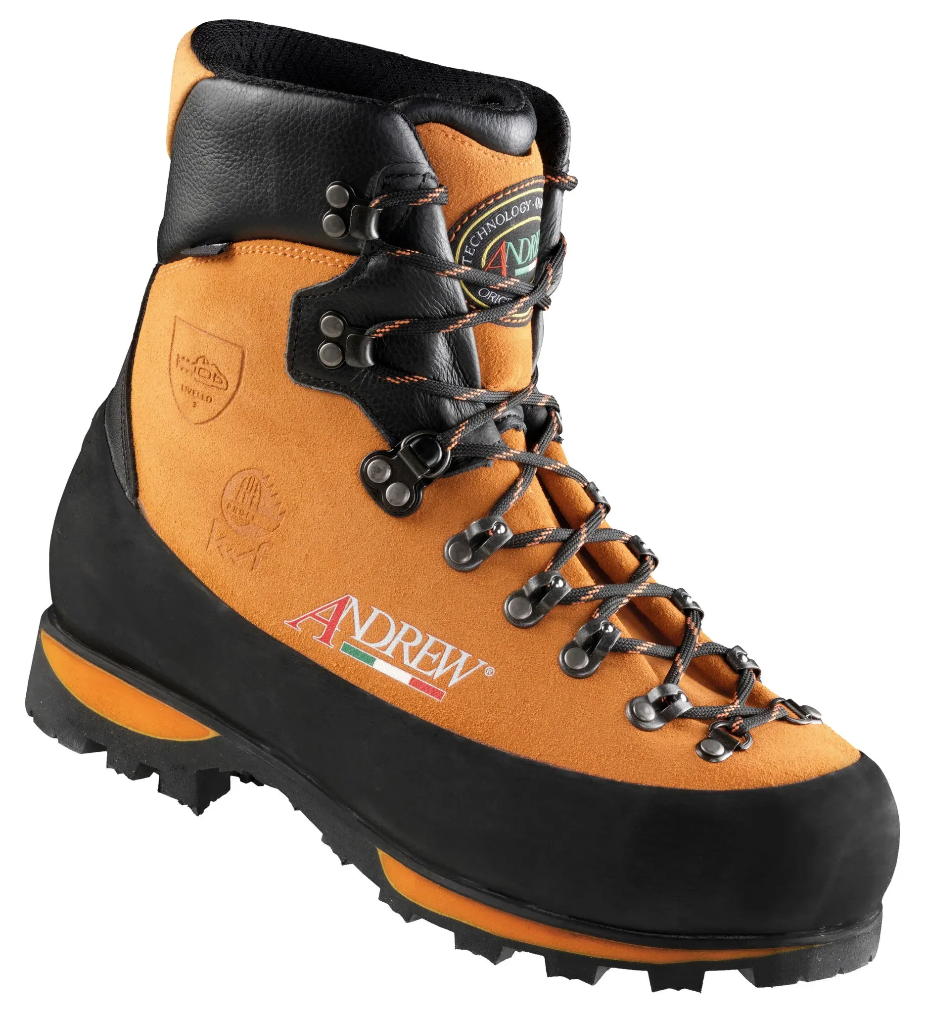 Andrew Schnittschutzstiefel Rozes Wood P S3, orange, 47