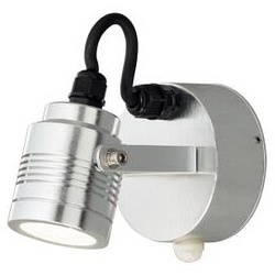 Wandleuchte/Strahler Monza silber, mit Sensor