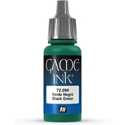 VALLEJO 772090 Black Green Ink 17 ml