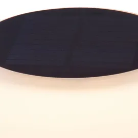 Expo Börse 2er Set LED Solar Tischleuchte, Kunststoff, weiß, Höhe 28 cm