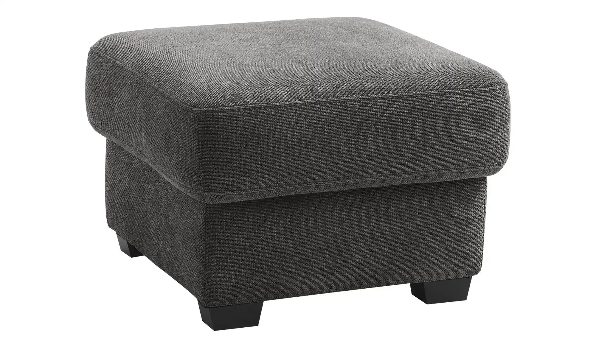 bobb Hocker mit Boxspringpolsterung  Lisa de Luxe , schwarz , Maße (cm): B: 61 H: 47 T: 61.0