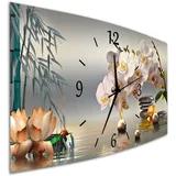 Bilder-Manufaktur BM Funk Quarz Wanduhr Funkwanduhr Funkwanduhren Funkuhr Funkuhren kein Ticken lautlos geräuschlos leise modern ohne Tickgeräusche groß XXL 9583-1