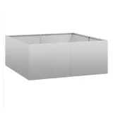 vidaXL Pflanzkübel 100x100x40 cm Verzinkter Stahl