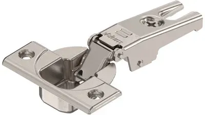 MODUL Kühlschrank-Schlepptürscharnier 95°, Eckanschlag, Topf: Schrauben, vernickelt