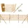 Tetzner & Jentzsch Rollzaun 50 m x 90 cm Beige/Holzwerkstoff